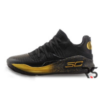 Мужские кроссовки Under Armour Curry 4 Low «Black/Gold»