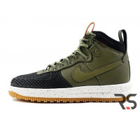 Мужские кроссовки Nike Lunar Force 1 Duckboot  «Green/Black»