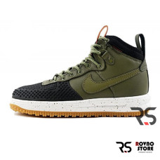 Мужские кроссовки Nike Lunar Force 1 Duckboot  «Green/Black»