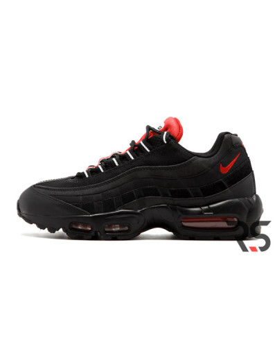 Осенние кроссовки Nike Air Max 95 «Black/Red»