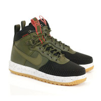 Мужские кроссовки Nike Lunar Force 1 Duckboot  «Green/Black»