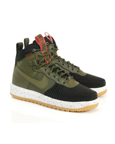 Мужские кроссовки Nike Lunar Force 1 Duckboot  «Green/Black»