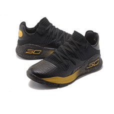 Мужские кроссовки Under Armour Curry 4 Low «Black/Gold»