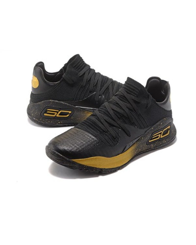 Мужские кроссовки Under Armour Curry 4 Low «Black/Gold»