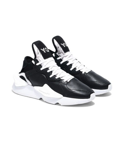 Мужские кроссовки Adidas Y-3 Kaiwa «Black/White»