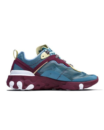 Мужские кроссовки Nike React Element 87 Undercover «Blue/Bordo»