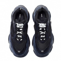Женские кроссовки Balenciaga Triple S Clear Sole «Black»
