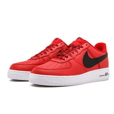 Осенние кроссовки Nike Air Force 1 Low NBA Pack «Red Black White»