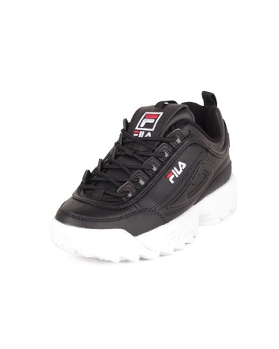 Женские кроссовки Fila Disruptor 2 «Black/White»