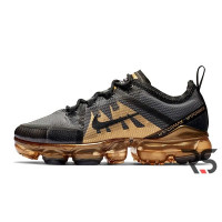 Кроссовки Nike Air VaporMax 2019 «Black/Metallic Gold»