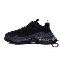 Женские кроссовки Balenciaga Triple S Clear Sole «Black»