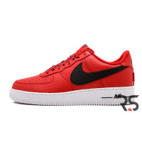 Осенние кроссовки Nike Air Force 1 Low NBA Pack «Red Black White»