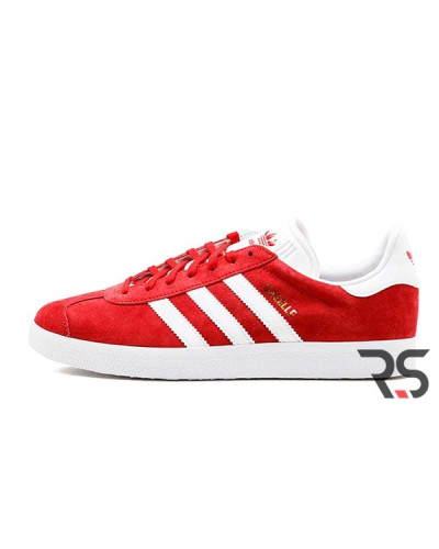 Кроссовки Adidas Gazelle «Red/White»