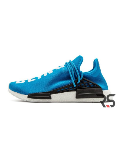 Мужские кроссовки Adidas NMD Human Race «Blue/White»