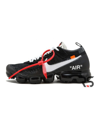 Мужские кроссовки Off White x Nike Air VaporMax «Black»