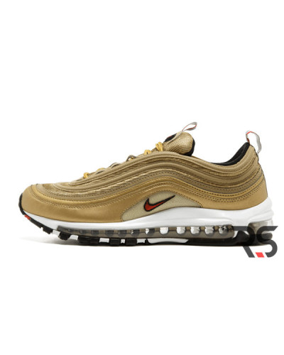 Мужские кроссовки Nike Air Max 97 Metallic Gold «Italy»