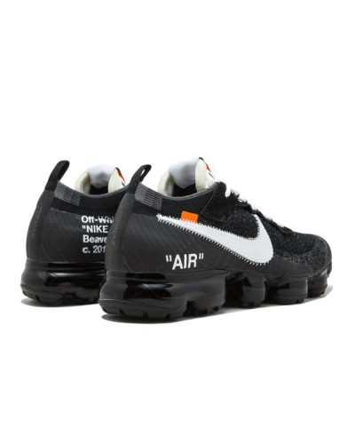 Мужские кроссовки Off White x Nike Air VaporMax «Black»