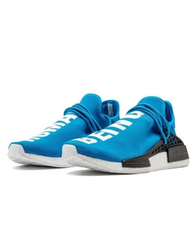 Мужские кроссовки Adidas NMD Human Race «Blue/White»