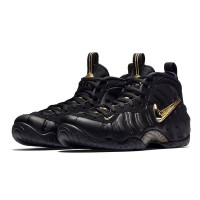 Кроссовки Nike Air Foamposite Pro «Black/Metallic Gold»