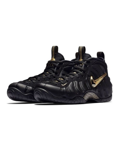 Кроссовки Nike Air Foamposite Pro «Black/Metallic Gold»