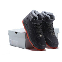 Мужские кроссовки Nike Air Force 1 Winter «Gray/Red»