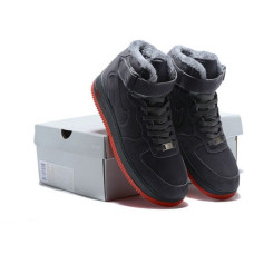 Мужские кроссовки Nike Air Force 1 Winter «Gray/Red»