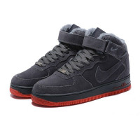 Мужские кроссовки Nike Air Force 1 Winter «Gray/Red»