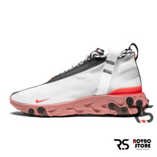 Кроссовки Nike React Runner Mid WR ISPA «White Light Crimson»