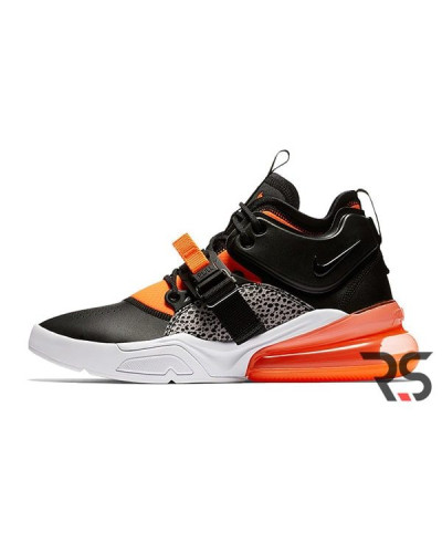 Кроссовки Nike Air Force 270 «Black/Orange»