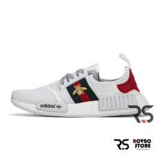 Мужские кроссовки Adidas NMD R1 Gucci «White»