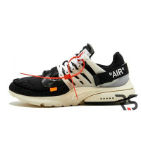 Мужские кроссовки Off White x Nike Air Presto «Black»