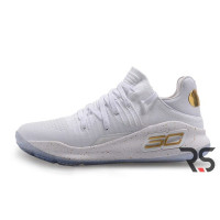Мужские кроссовки Under Armour Curry 4 Low «White/Gold»
