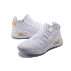 Мужские кроссовки Under Armour Curry 4 Low «White/Gold»