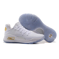 Мужские кроссовки Under Armour Curry 4 Low «White/Gold»