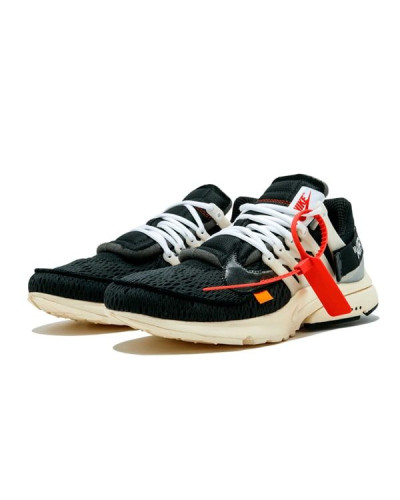 Мужские кроссовки Off White x Nike Air Presto «Black»