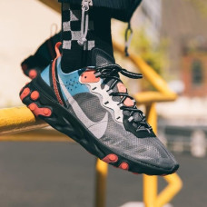 Мужские кроссовки Nike React Element 87 «Blue Chill/Solar Red»