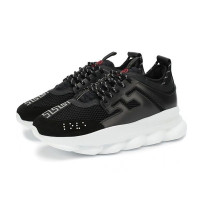 Женские кроссовки Versace Chain Reaction «Black/White»