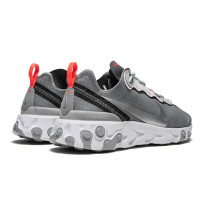 Летние кроссовки Nike React Element 55 «Cool Grey/Hyper Crimson»