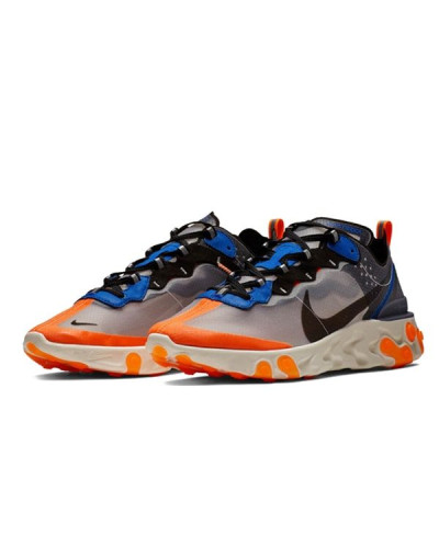 Летние кроссовки Nike React Element 87 «Thunder Blue Orange»