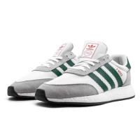 Кроссовки Adidas Iniki Runner «Cloud white/Bold Green»