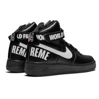 Мужские кроссовки Nike Air Force 1 Supreme «Black»