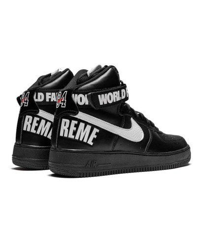 Мужские кроссовки Nike Air Force 1 Supreme «Black»
