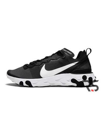 Кроссовки Nike React Element 55 «Black/White»