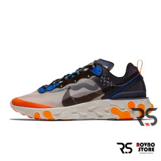 Мужские кроссовки Nike React Element 87 «Thunder Blue/Orange»