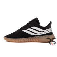 Мужские кроссовки Adidas Sobakov «Black/White/Gum»