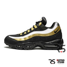 Осенние кроссовки Nike Air Max 95 OG «Black/Metallic Gold/White»
