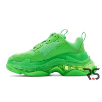 Женские кроссовки Balenciaga Triple S Clear Sole «Neon Green»
