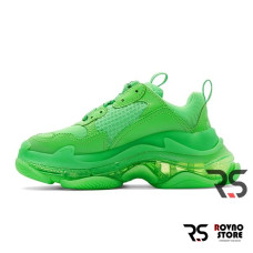 Женские кроссовки Balenciaga Triple S Clear Sole «Neon Green»