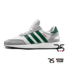 Кроссовки Adidas Iniki Runner «Cloud white/Bold Green»