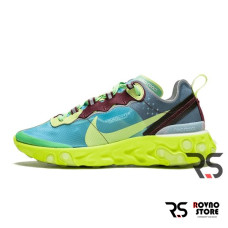 Мужские кроссовки Nike React Element 87 Undercover «Lakeside/Electric Yellow»